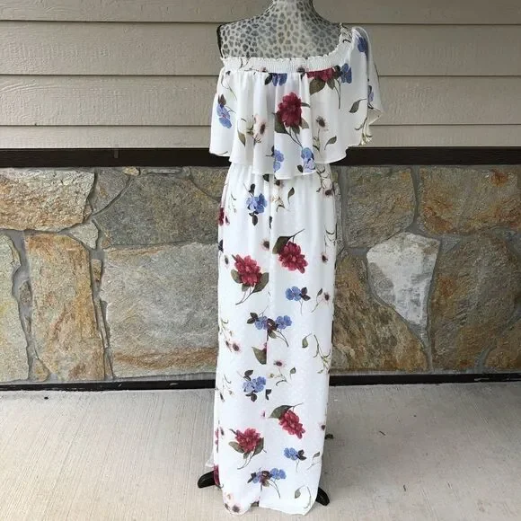 Show Me Your Mumu SMYM Hacienda Floral Maxi Dress Size Small - Picture 10 of 15
